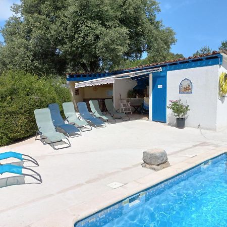 Gites De Plos Appart Chalet Piscine Spa Anduze Exterior photo