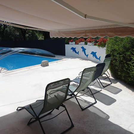 Gites De Plos Appart Chalet Piscine Spa Anduze Exterior photo