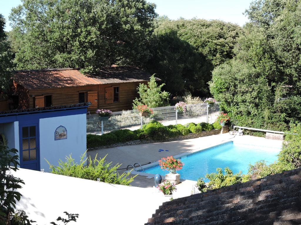 Gites De Plos Appart Chalet Piscine Spa Anduze Exterior photo